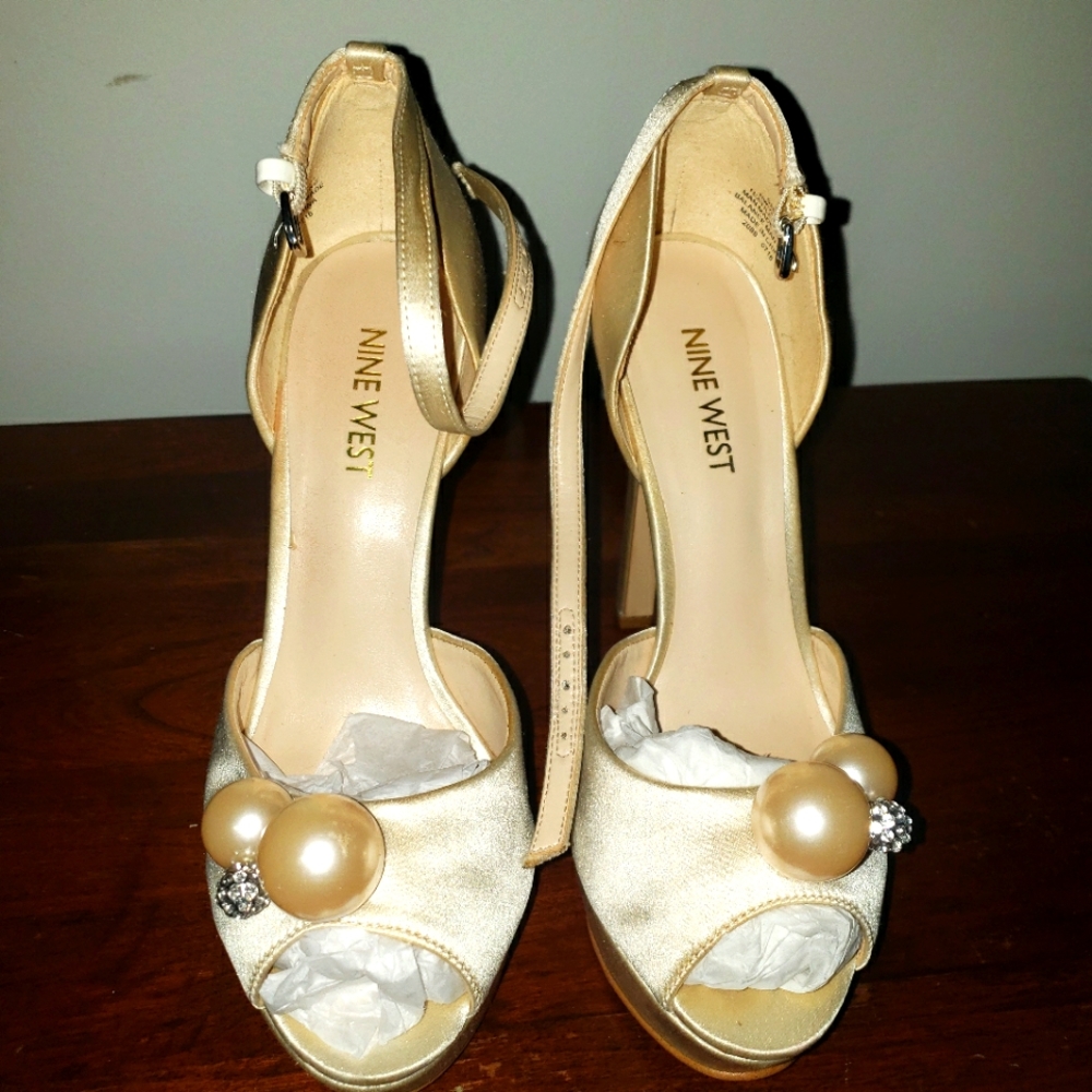 Nine West Champange heels.